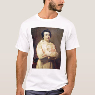 Camiseta Honore de Balzac en el hábito de su monje, 1829