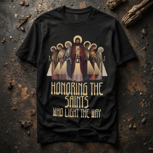 Camiseta Honrando a los Santos que Iluminan el Camino   Tod
