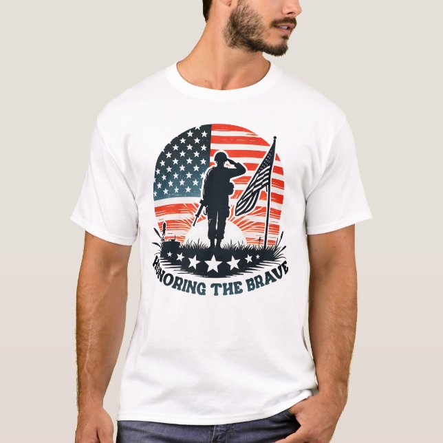 Camiseta Honrando a los Valientes (Anverso)