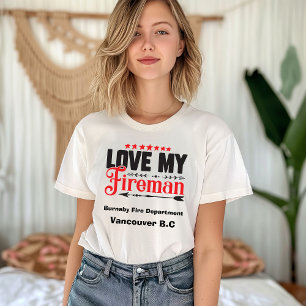 Camiseta Honrando a los valientes bomberos