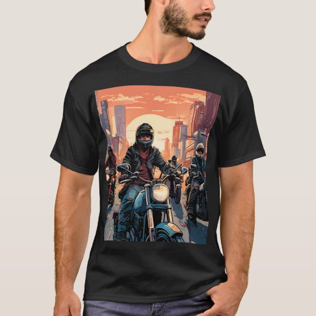 Camiseta Honrando a motociclistas (Anverso)