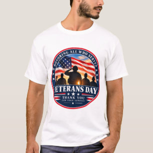 Camiseta Honrando a Todos los que Sirvieron Día de los Vete