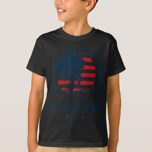 Camiseta Honrando a todos los que sirvieron Gracias Día de