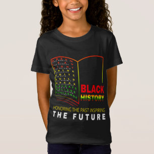 Camiseta Honrando el futuro inspirador del pasado - negro a