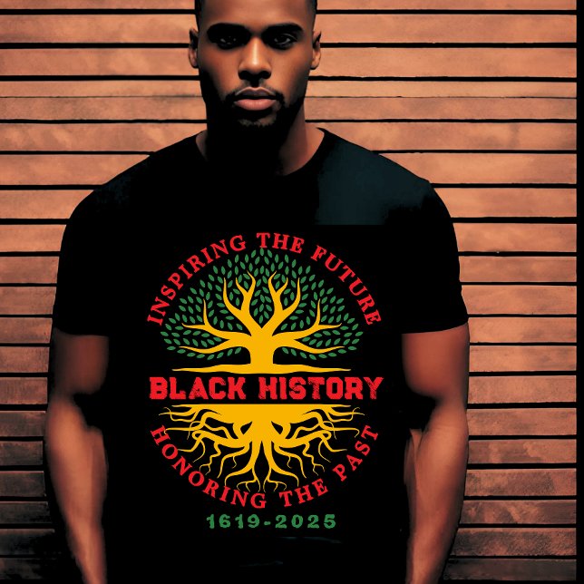 Camiseta Honrando el inspirador mes de la historia negra de (Subido por el creador)