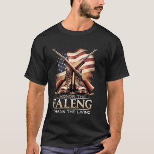Camiseta Honrar a los Caídos Agradecer a los Vivos Orgullo