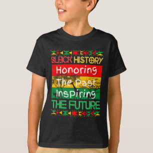 Camiseta Honrar el pasado inspirador futuro mes de la histo