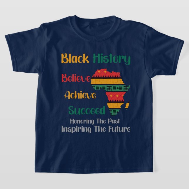 Camiseta Honrar el pasado inspirador futuro mes de la histo (Distribución)