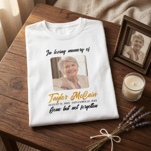 Camiseta Honrar su memoria: Crear un memorial personalizado