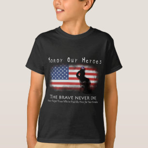 Camiseta Honre a nuestros héroes el Memorial Day