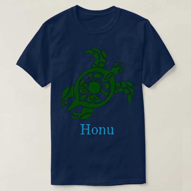 Camiseta Honu Hawaiian Green Sea Turtle (Diseño del anverso)