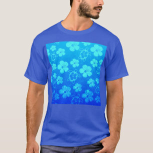 Camiseta Honu Hawaití E Hibiscus Trimix