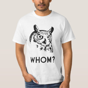 Camiseta Hoo que quién búho de la gramática