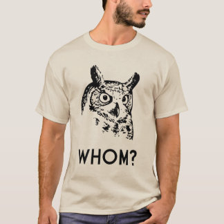Camiseta Hoo Who Who Grammar Owl