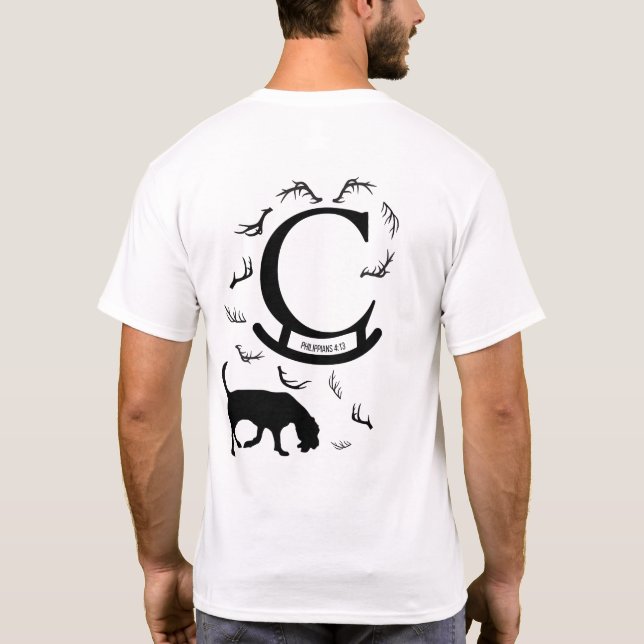 Camiseta Hoodie bloodhound de White Rockin C (Reverso)