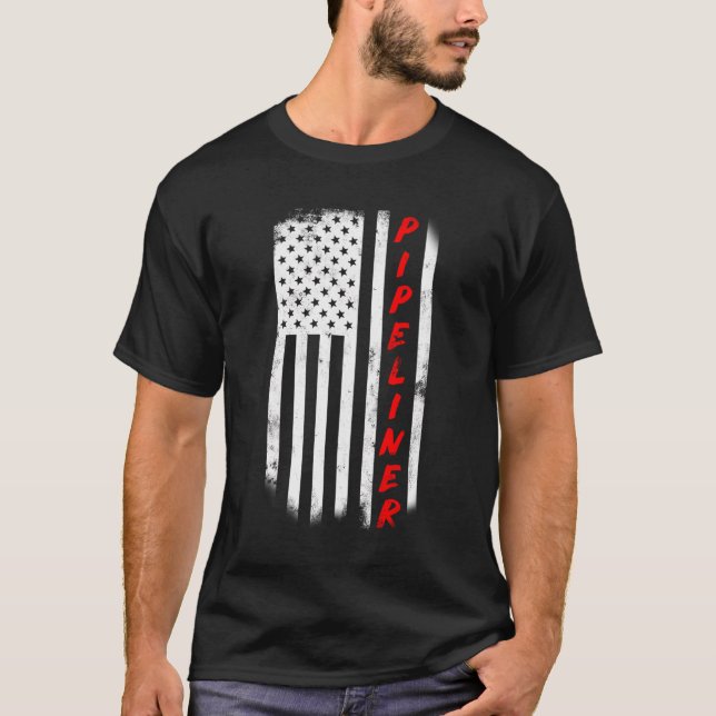 Camiseta Hoodie De Bandera Norteamericana Para Soldar Solda (Anverso)