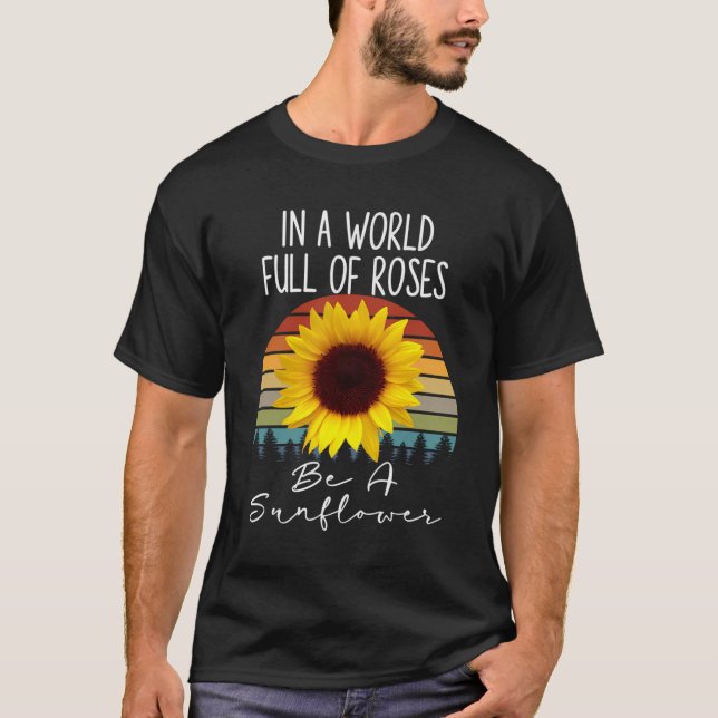 Camiseta Hoodie De Girasol Para Adolescentes Chicas Cosas D (Anverso)