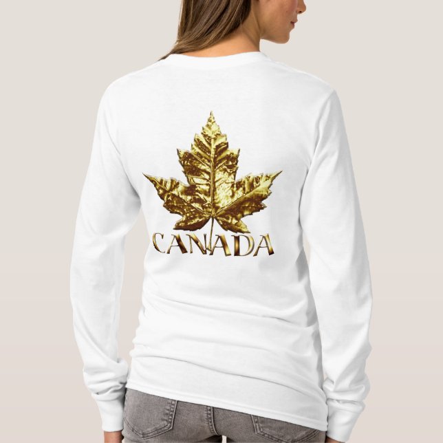 Camiseta Hoodie de Guay Canada Hoodie Women's Gold Canada H (Reverso)
