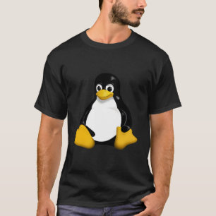 Camiseta Hoodie de icono de mascota oficial de Tux Penguin 