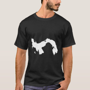 Camiseta Hoodie de mapa de Panamá