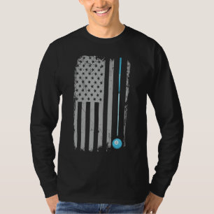 Camiseta Hoodie del jugador de billar - Amer de vintage de
