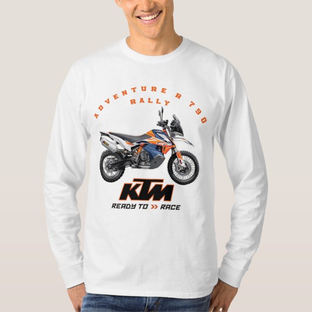 Camiseta Hoodie, diseñador de rally KTM Adventure R (Anverso)