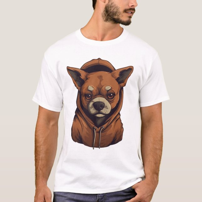 Camiseta Hoodie Frenchie: ¡Demasiado Guay Fur School! (Anverso)
