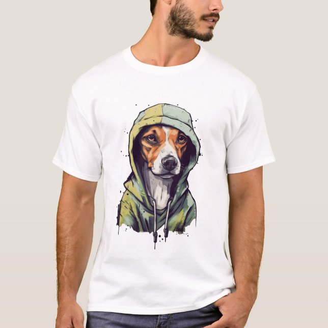 Camiseta Hoodie Hound Swagger (Anverso)