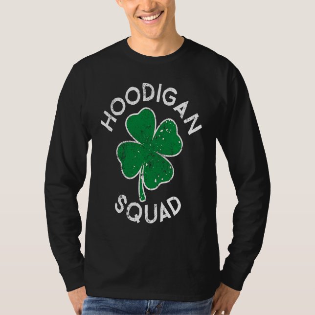 Camiseta Hoodigan Hooligan Squad Lucky C St Patrick's Day (Anverso)
