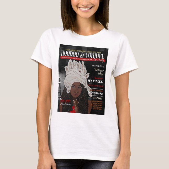 Camiseta Hoodoo y conjure trimestralmente (Anverso)