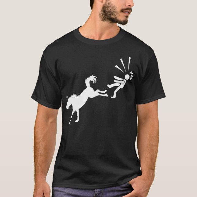 Camiseta Hoofbeat Horses mustang (Anverso)