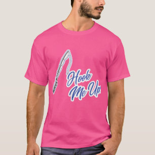 Camiseta Hook Me Up Ping Dad Day Lake Life Fishe