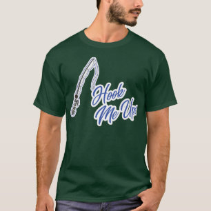 Camiseta Hook Me Up Ping Dad Day Lake Life Fishe