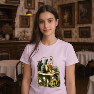 Camiseta Hookah Caterpillar De Alice En El País De Las Mara