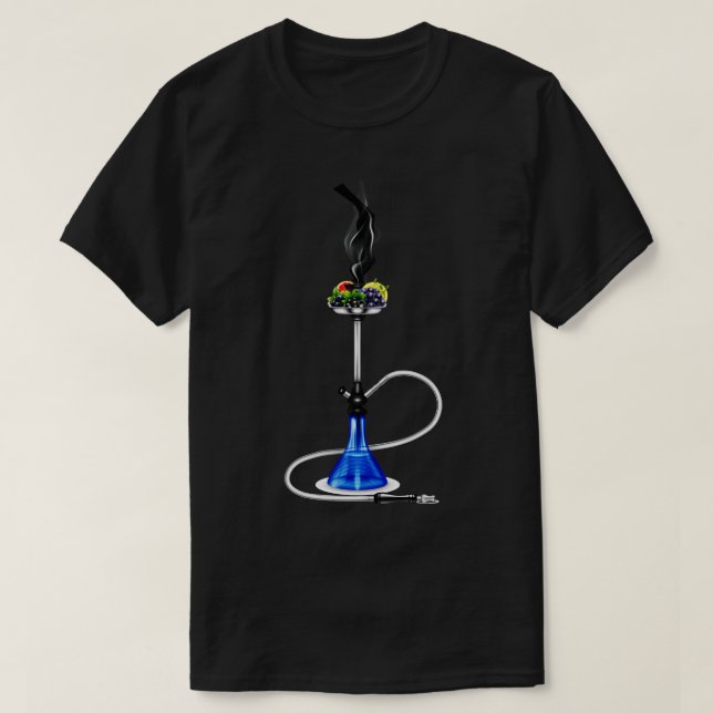 Camiseta Hookah realista (Diseño del anverso)