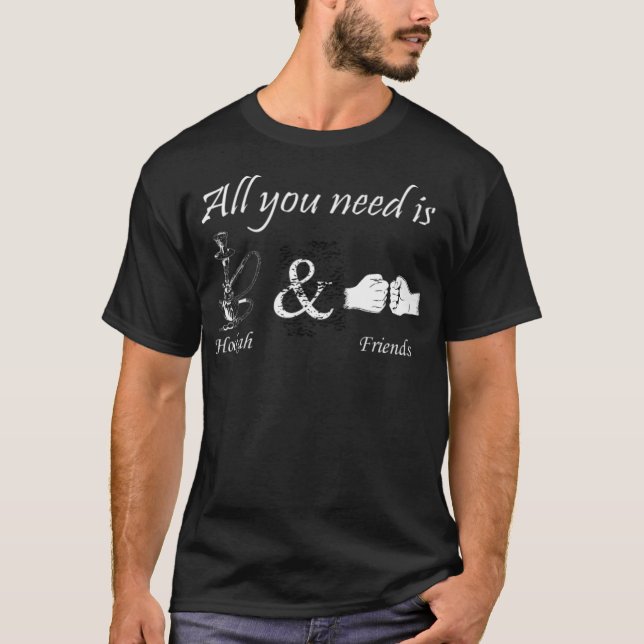 Camiseta Hookah y humor (Anverso)