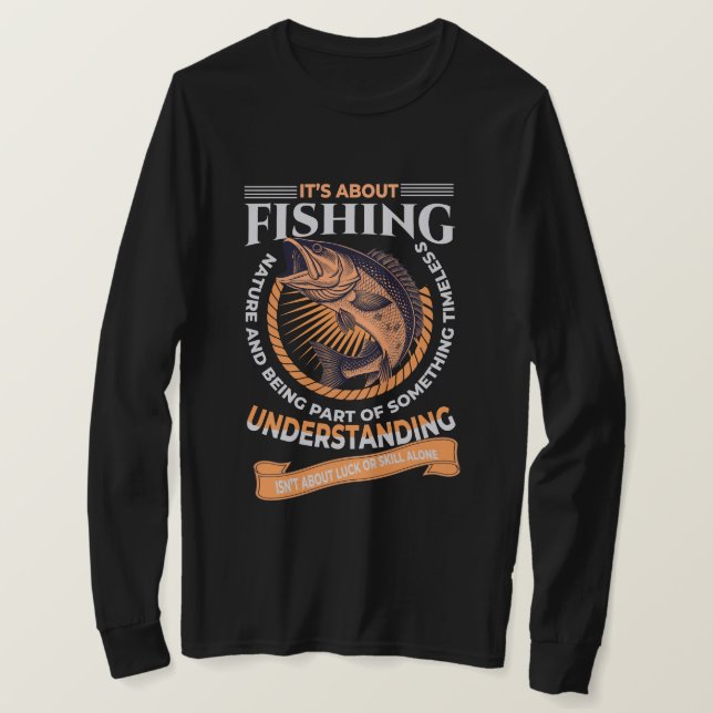 Camiseta Hooked on Fishing (Anverso del diseño)