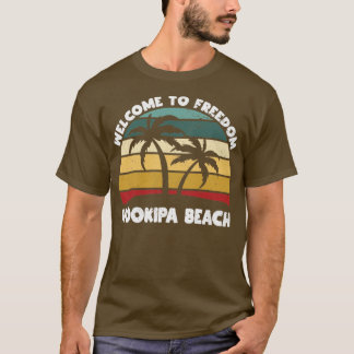 Camiseta Hookipa Beach Bienvenidos al Tropical de Verano Ha