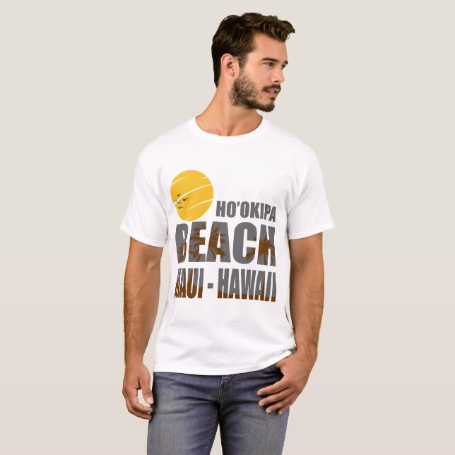 CAMISETA HO'OKIPA BEACH MAUI HAWAII (Anverso completo)