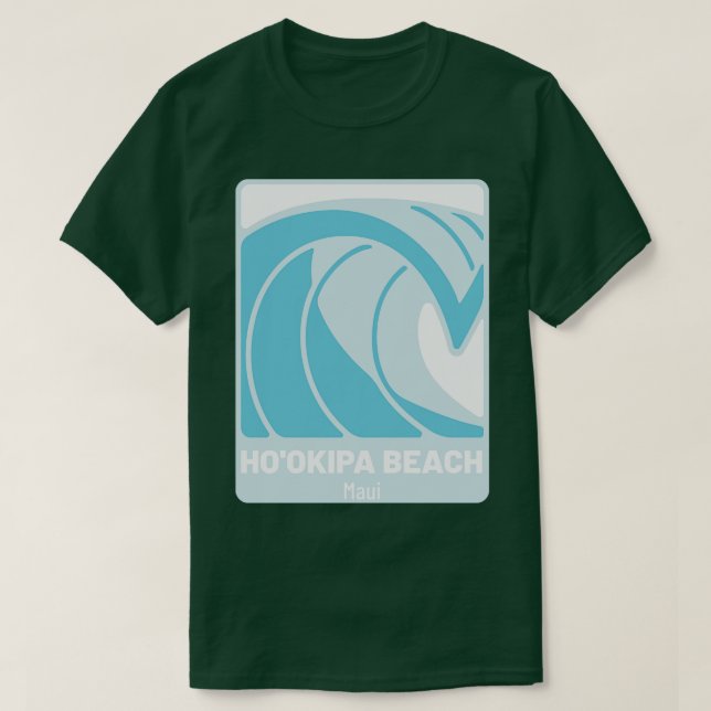 Camiseta Hookipa Beach Maui Hawaii Océano Atlántico HI Cras (Diseño del anverso)