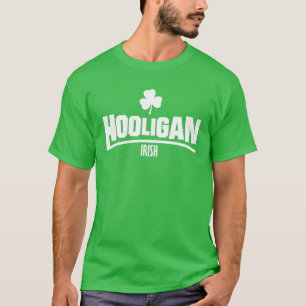 Camiseta Hooligan irlandés St Patricks Day Shamrock Clover 