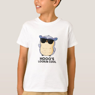 Camiseta Hooo's Lookin Guay Funny Owl Pun