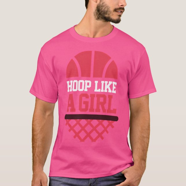 Camiseta Hoop Como Un Chica (Anverso)