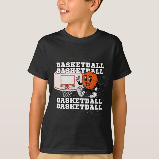 Camiseta Hoop de caracter de baloncesto (Anverso)