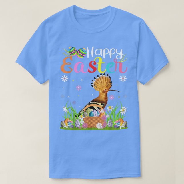 Camiseta Hoopoes Bird Bunny Egg Huning Funny Hoopos Happy (Diseño del anverso)