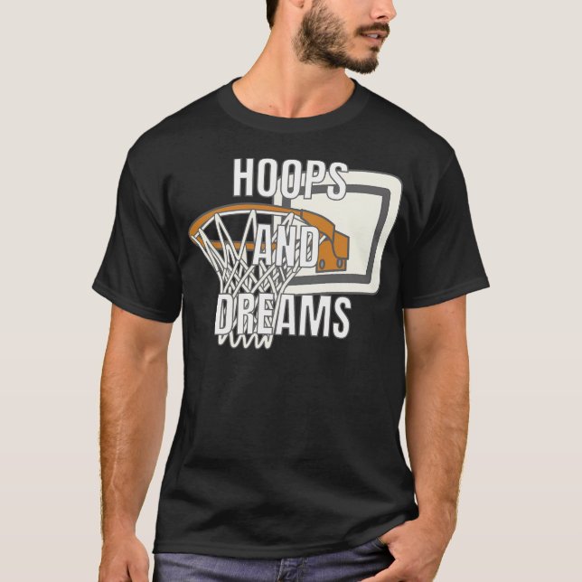 Camiseta Hoops And Dreams - Basketball Legends (Anverso)