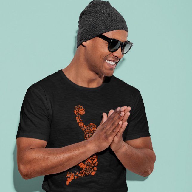 Camiseta Hoops de baloncesto Símbolo Salto de Slam Tiempo (Subido por el creador)