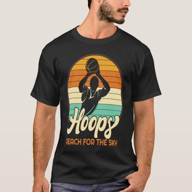 Camiseta Hoops Reach For The Sky Basketball (Anverso)