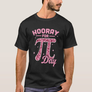 Camiseta Hooray For Pi Day Math Teachers Leopard Pi Day