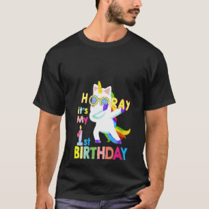Camiseta Hooray para las mujeres es mi primer cumpleaños